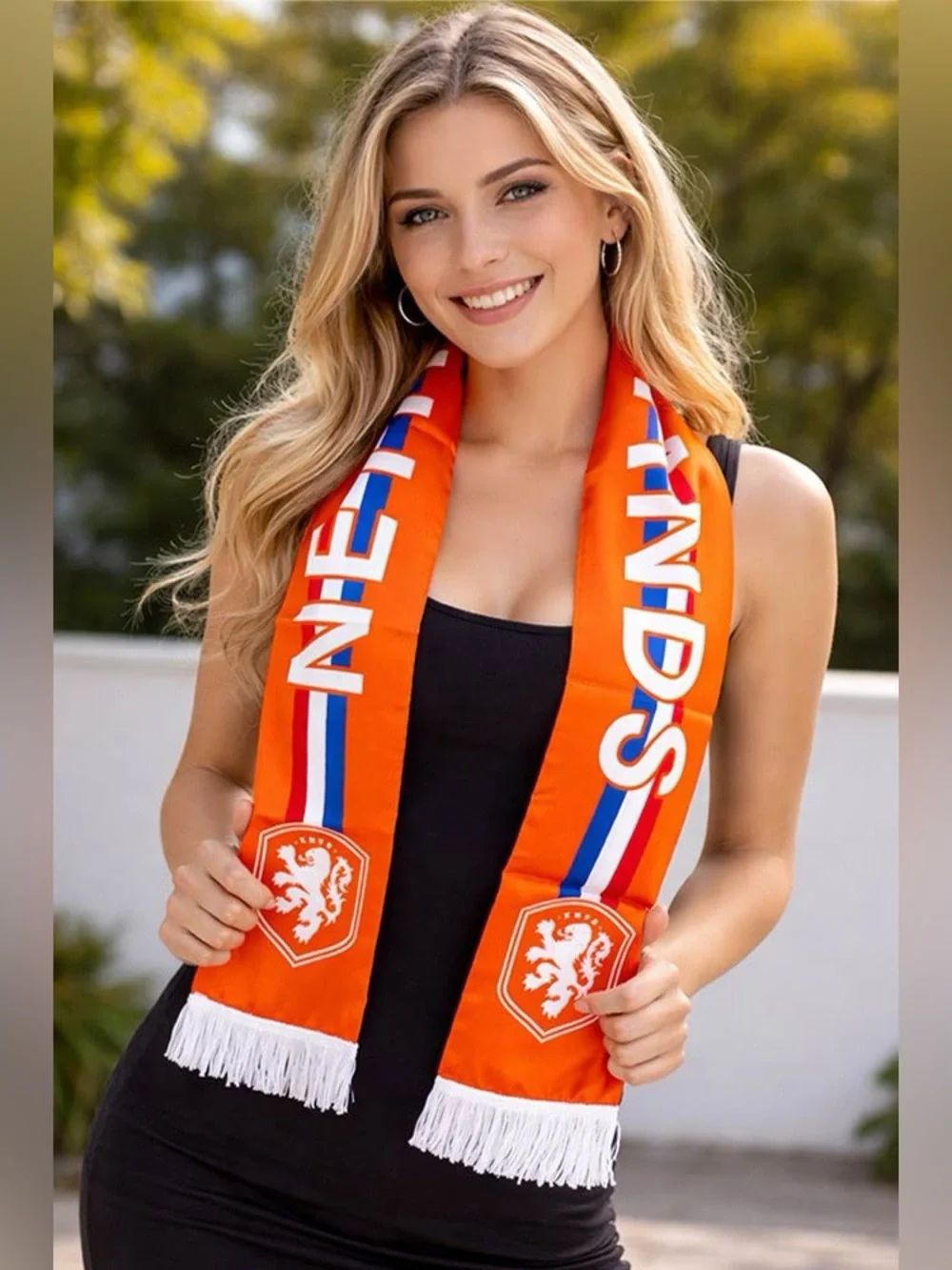 Argentina White & Blue Patriotic Soccer Fan Gear World Cup Game Day Team Scarf